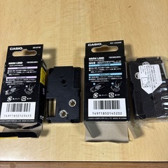 CASIOテープ2点セットの画像