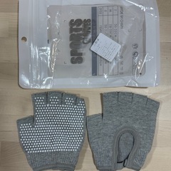 スポーツ手袋トレーニンググローブ手首保護 シリコン製滑り止め5本指 ジムグローブの画像