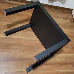IKEA サイドテーブル 黒の画像