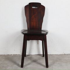 展示品『KAMUI』神居民芸 小椅子 ダイニングチェア 板座チェア 食卓チェア リビングチェア チェア 椅子 RWcha131の画像