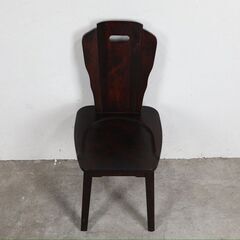 展示品『KAMUI』神居民芸 小椅子 ダイニングチェア 板座チェア 食卓チェア リビングチェア チェア 椅子 RWcha131の画像
