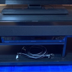 32型TV+レコーダー+SP内蔵TV台の画像