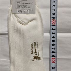 POLO SPIRIT ソックス 24〜26cm ホワイト 【未使用品】の画像
