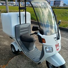 ホンダのジャイロキャノピー　リア大きなBOX付き。配達や買い物にとても便利。の画像