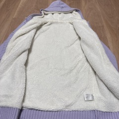 GITA ラベンダー フード付きパーカー 160サイズの画像