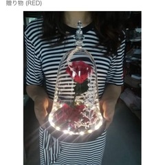 バラの置物　美女と野獣の画像