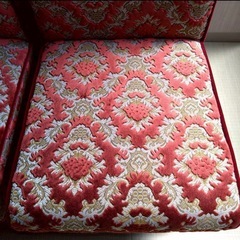 昭和レトロ　ヴィンテージ　椅子　二脚セット HIKARI 金の画像