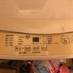 洗濯機アクア5キロ！2021年※引き取り早い方の画像