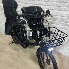 ✨美品✨室内保管✨ヤマハ パスバビー 電動自転車 大容量8.7Ah 子供乗せ  🌈新基準🌈t106の画像