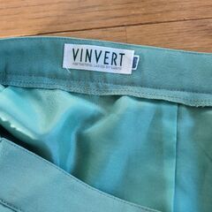 ◯スカートミントグリーンLLの画像