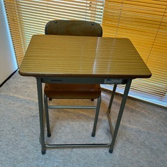 スクールデスク/学習机/学習塾 小学校 中学校/教室/習い事/1人用 デスク の画像