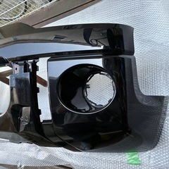 デリカd5 フロントバンパー ブラック　傷あり　割れなしの画像