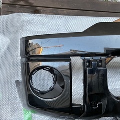 デリカd5 フロントバンパー ブラック　傷あり　割れなしの画像