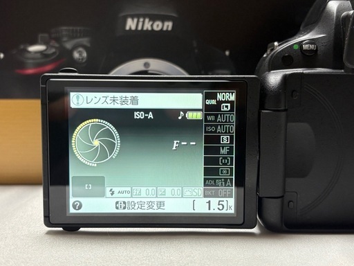 ショット数85回 Nikon D5100 スマホ転送 新品級バリアングル
