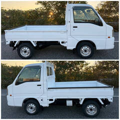 H14年サンバートラック●AT車●タイミングベルト交換●AC●ETC付き●本州から２WD　全塗装済の画像