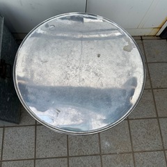 筒形 ステンレス缶 保存容器 古民家 ガーデニング(小)の画像