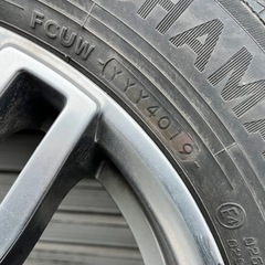 コンパクトカー用　スタッドレスタイヤ　アルミホイール4本の画像