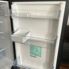 ハイセンス 冷蔵庫 幅48.1cm 162L  スリム 大容量冷蔵室 耐熱トップテーブル  2023年製の画像