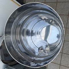  筒形 ステンレス缶 保存容器 古民家 ガーデニング(大)の画像