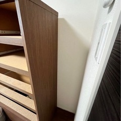 【ニトリ】6段 ハイチェスト カレナ ナチュラルブラウン 北欧の画像