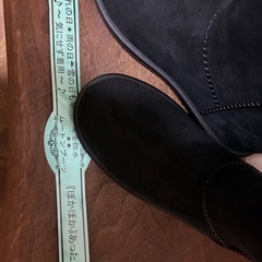 ブラックスエード ムートンブーツ　防水　新品の画像