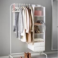 おまけ付き　IKEA イケア　ハンガーラック　MULIGの画像