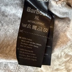Barbour International ロゴTシャツ XL グレーの画像