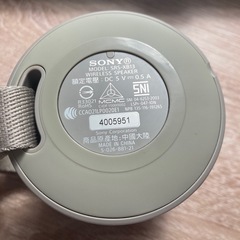 SONY　Bluetoothスピーカー防水　の画像