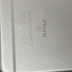 ジャンク品　Apple iPhone 6s シルバー 本体の画像