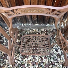 FUKUSUKE 福助 ミシン台 脚のみ ガーデンニング インテリア 昭和レトロ 【サイズ】約55×40高さ71cm  の画像