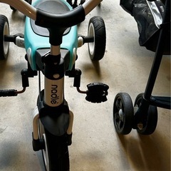 ベビーグッズまとめ売り👶🏻　エルゴ抱っこ紐　katoji2人乗りベビーカー　 nadle 三輪車　の画像