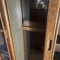 大型書籍　スライド式　ガラス扉の画像