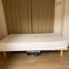 ニトリ　ベッド　マットレス付きの画像