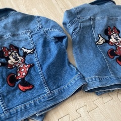 ミニーちゃん　デニムジャケットの画像
