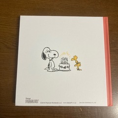 誕生日アルバム　スヌーピー  ２冊セットの画像