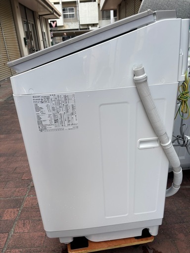 お買得)値下げシャープ2021年製　SHARP 縦型洗濯乾燥機 洗濯11.0kg 乾燥6.0kg ヒーター乾燥 ES-PW11F-N 