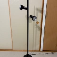 フロアライト スタンド 黒 3灯の画像