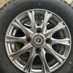 ★145R 12-6P ホイール付きタイヤ4本★の画像