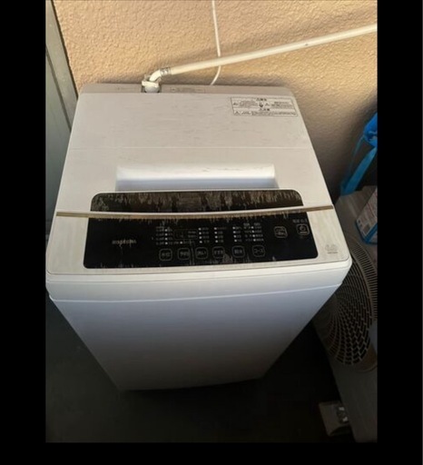 【引越しのため出品】アイリスオーヤマ 全自動洗濯機 6.0kg（IAW-T602E）