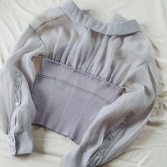 定価14960円 snidel 切り替えシアービスチェトップス800円の画像