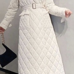 エイミー【eimy istoire】 キルティングロングコートの画像