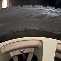 スタッドレスタイヤ 4 本セット 165/65R14  4穴 PCD100タンクルーミートールなどの画像