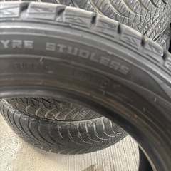 3本　バリ溝　ダンロップ　155 65 R14　スタッドレスタイ...