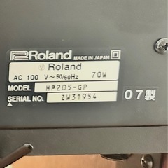 Roland 電子ピアノの画像