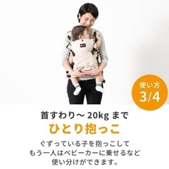 《美品》napnap 双子用抱っこ紐の画像