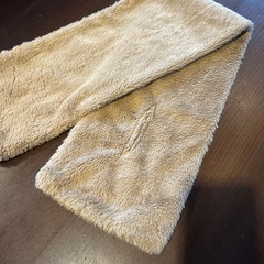 ファーマフラー　キャメルの画像