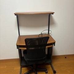 パソコンラック&椅子セットの画像