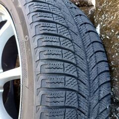 18インチ スタッドレス＆ホイール４本セット ミシュランX-ice3＋クロススピードプレミアムの画像