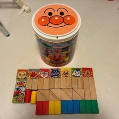 アンパンマン脳筒入りつみ木/積み木おもちゃ玩具新潟の画像
