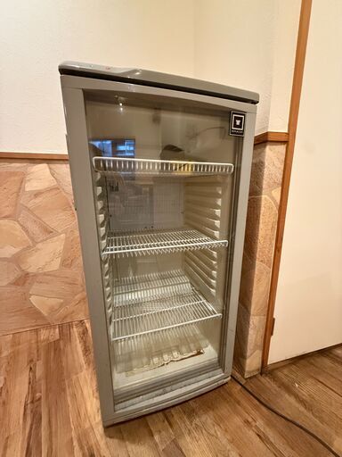 再投稿★業務用冷凍庫ホシザキHF-63PT　中古 371L /冷蔵ショーケース